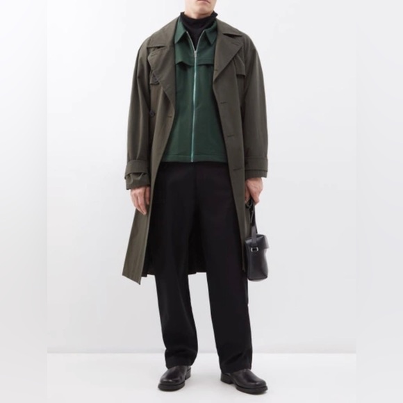 Winnie Wool Blend Flannel Blouson in Green NEW - Picture 9 of 16